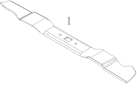 Blade Diagram and Parts List for 12AVB2ML345 2022 Yard Machines Lawn Mower